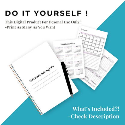 Fitness Planner & Trackers Bundle