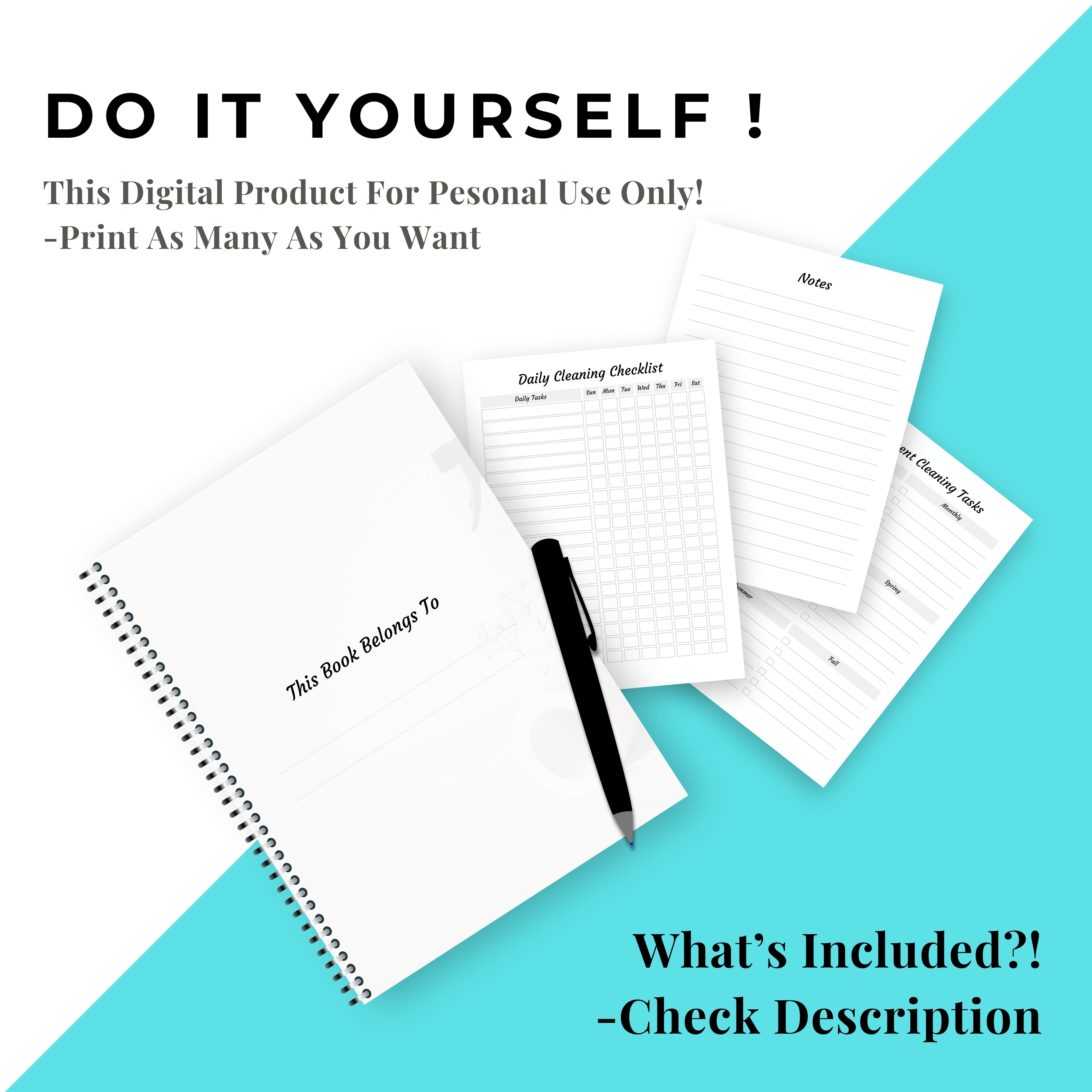 Cleanning Planner Bundle