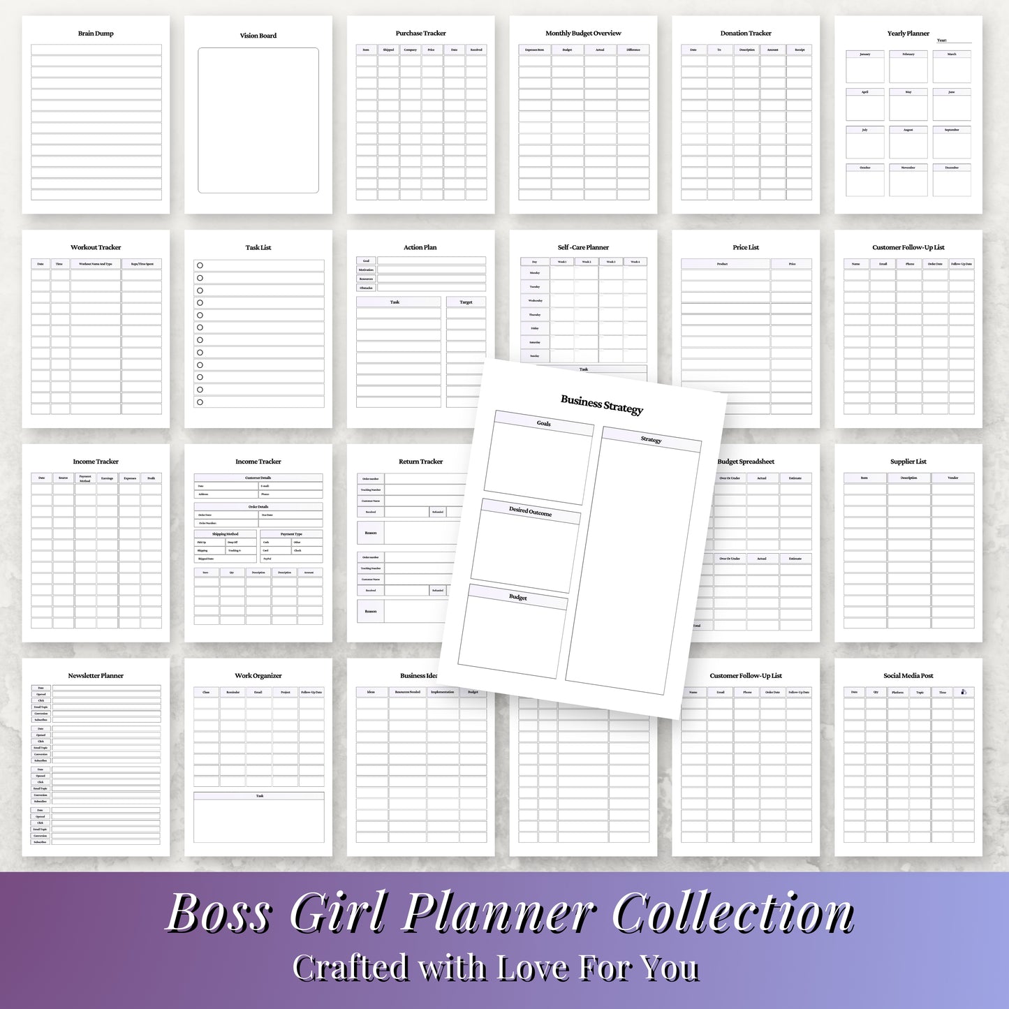 Boss Girl Planner Bundle