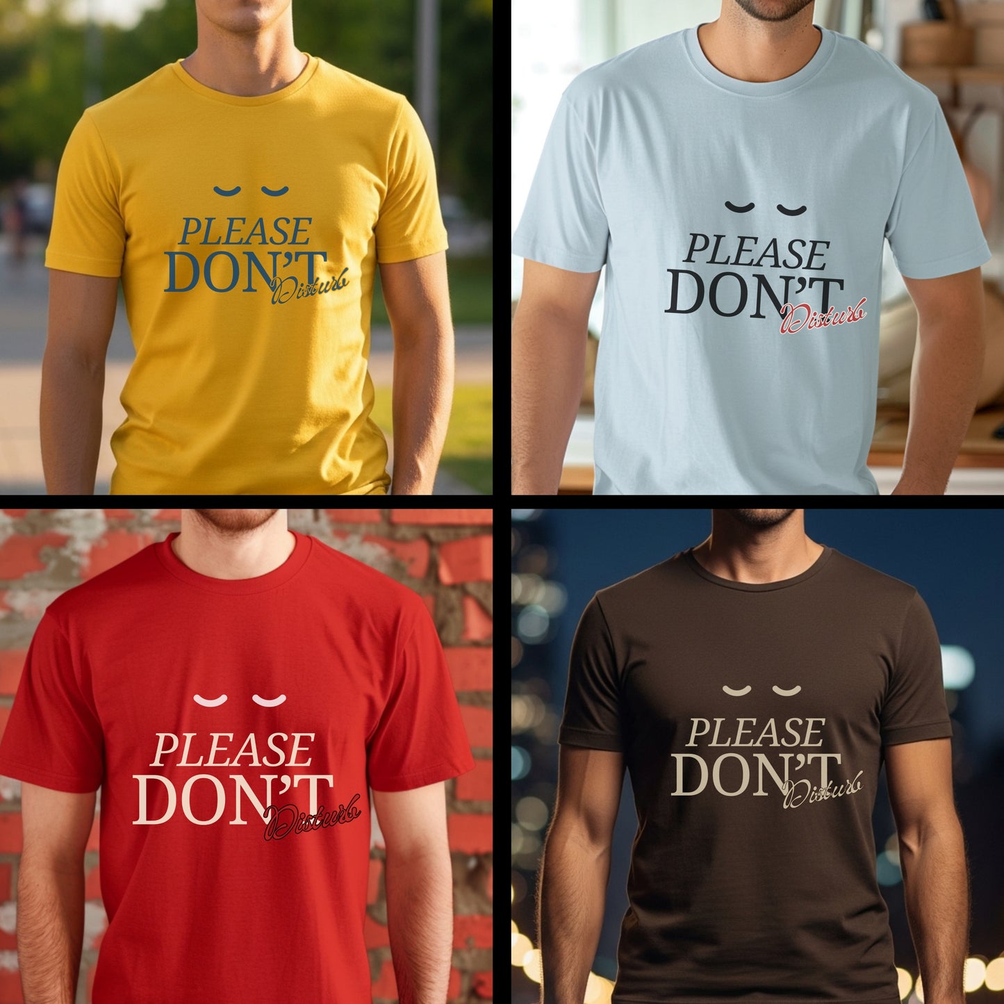 Please Don't Disturb - Peaceful Introvert Statement Artwork