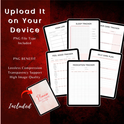 Self Care Planner Bundle For Her