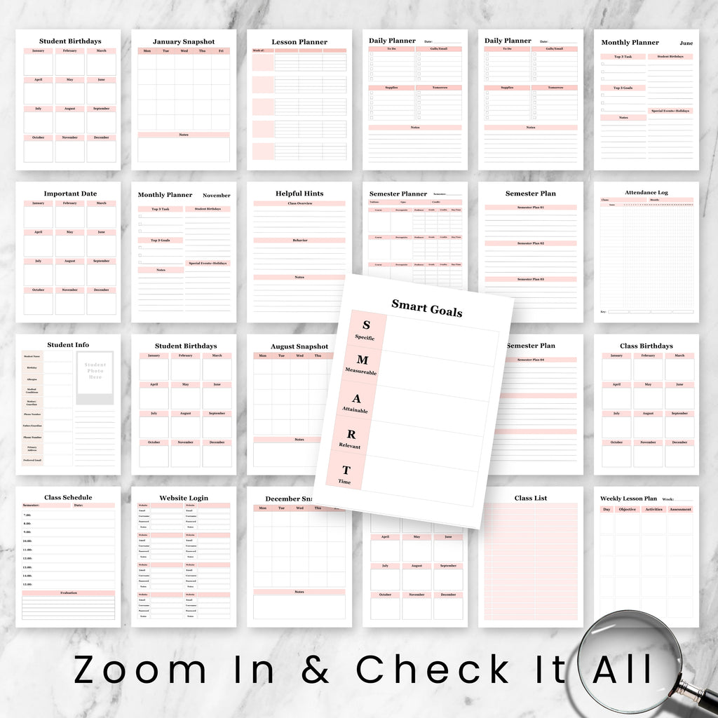 The Teacher Planner Bundle x2 Colors