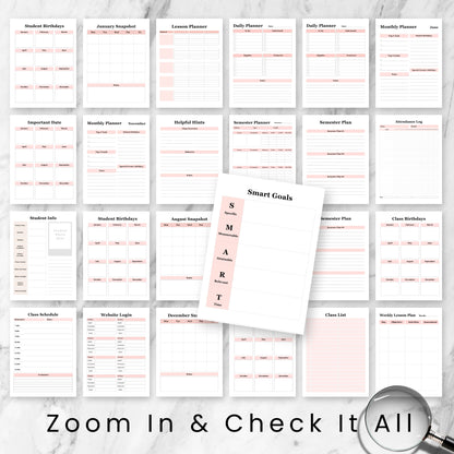 The Teacher Planner Bundle x2 Colors