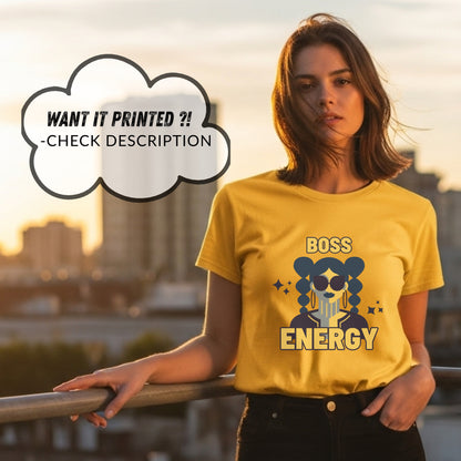 Boss Energy - Retro Pink Girl Power Confident Feminine Empowerment Statement Artwork