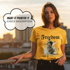 Freedom - Artistic Woman Silhouette Empowerment Movement Liberty Statement Artwork