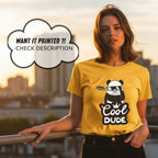 Cool Dude Awesome - Minimalist Cartoon Character Confidence Swagger Statement Artwork