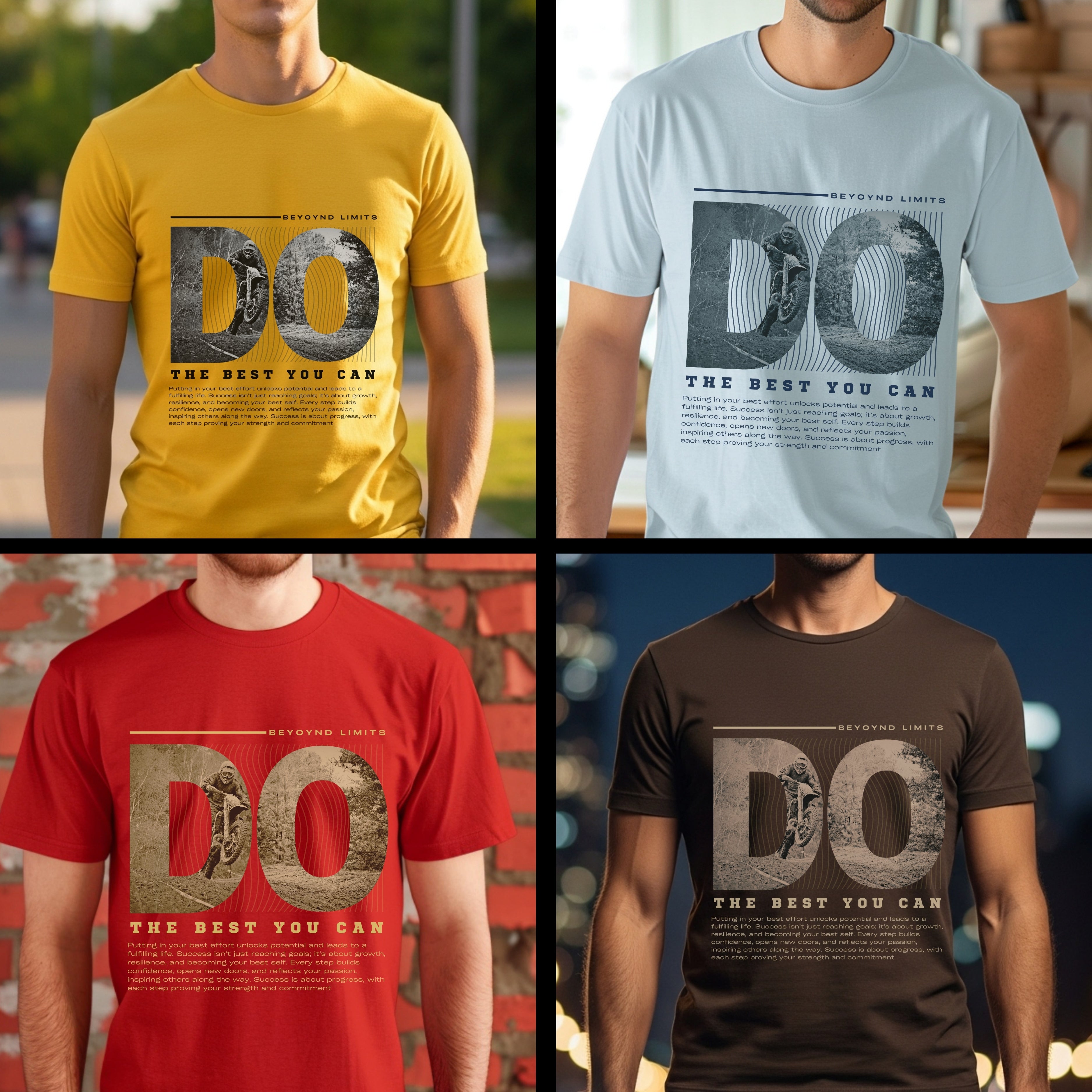 Do The Best You Can - Beyond Limits Motivational Philosophy Statement Artwork