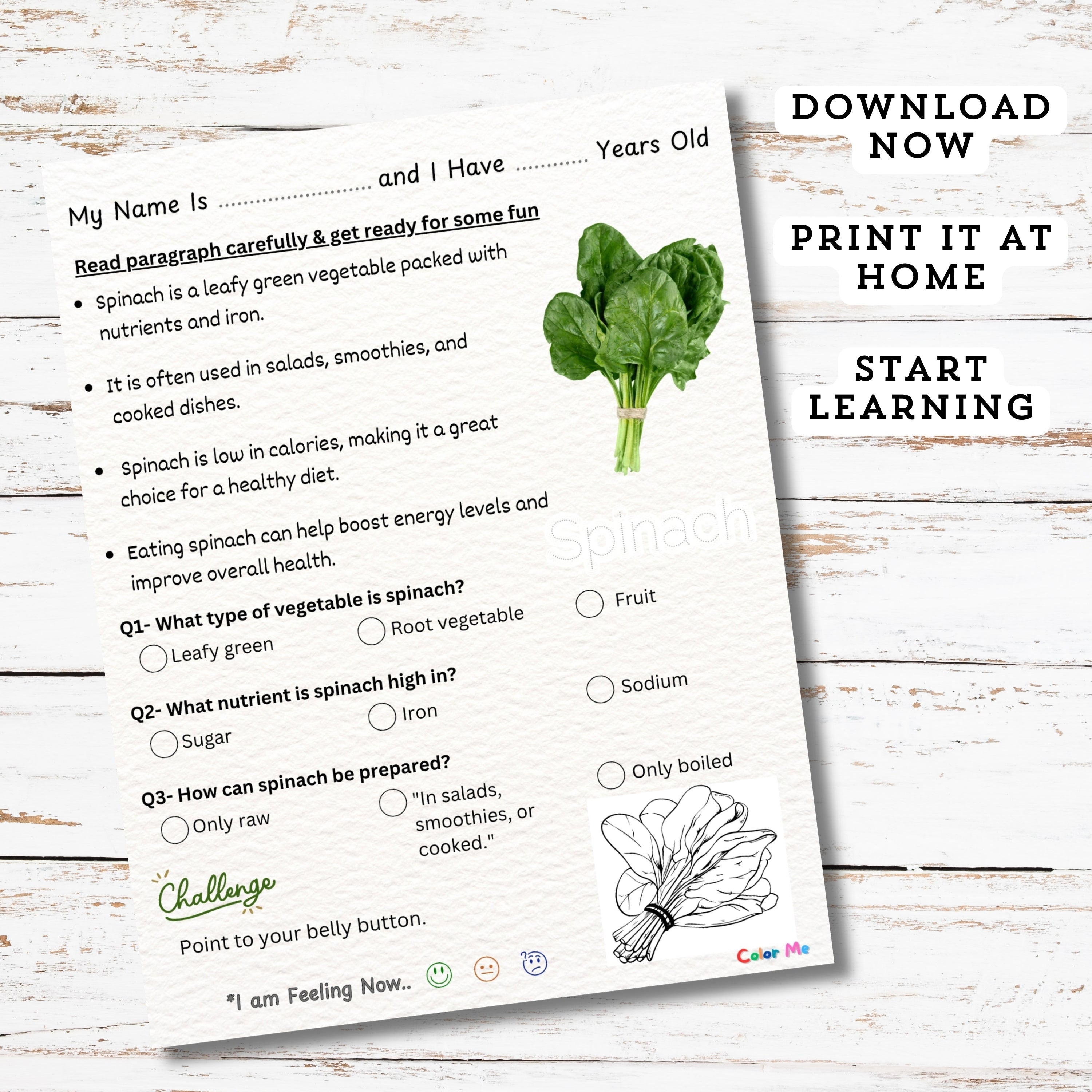 Learn About Fruits & Vegetables V2.