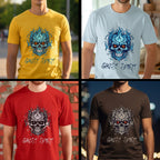 Ghost Spirit - Flaming Skull Dark Energy Statement Artwork