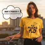 No Means No - Crown Boundary Empowerment Consent Statement Artwork