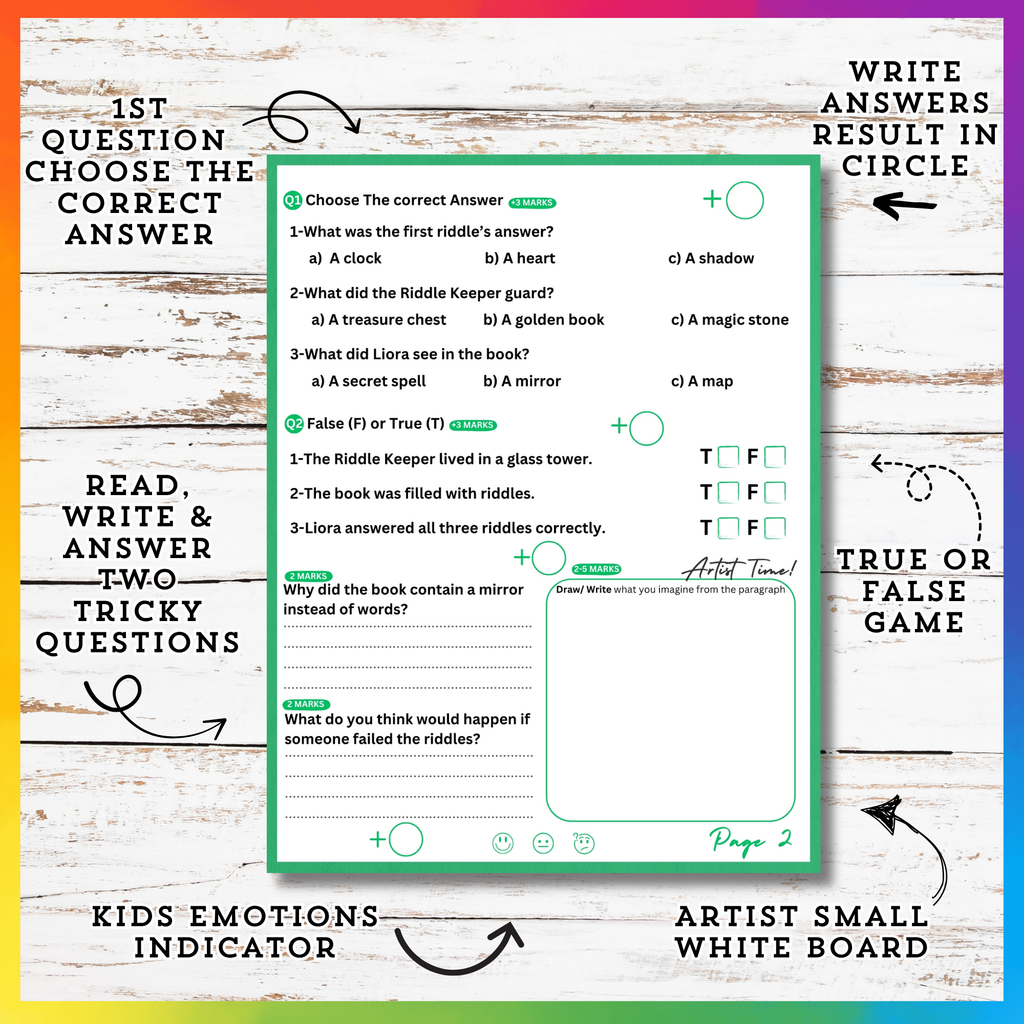 Riddles Reading Stories