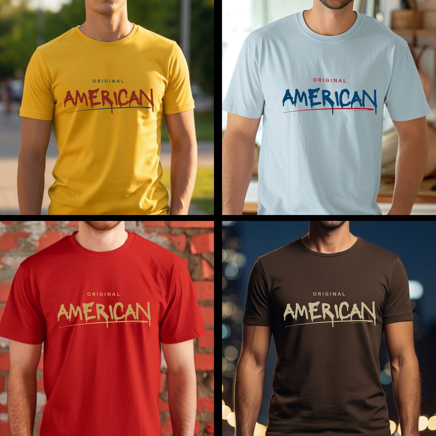 Original American - Patriotic Pride Statement Artwork