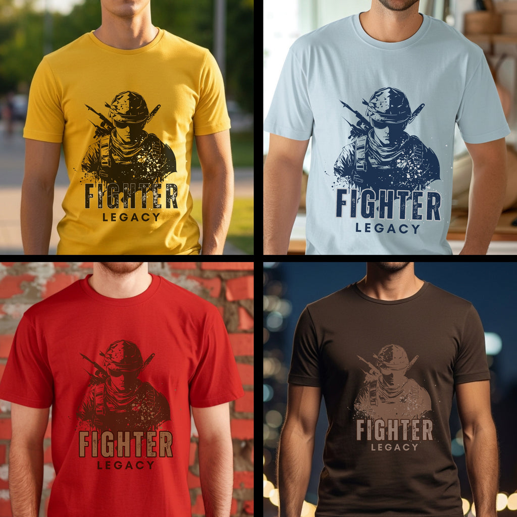 Fighter Legacy - Tactical Military Warrior Statement Artwork