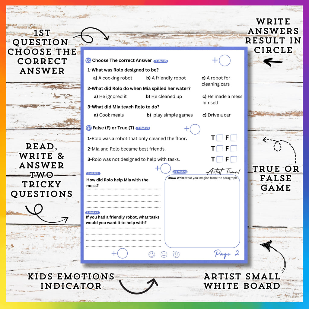 Challenging Reading Stories