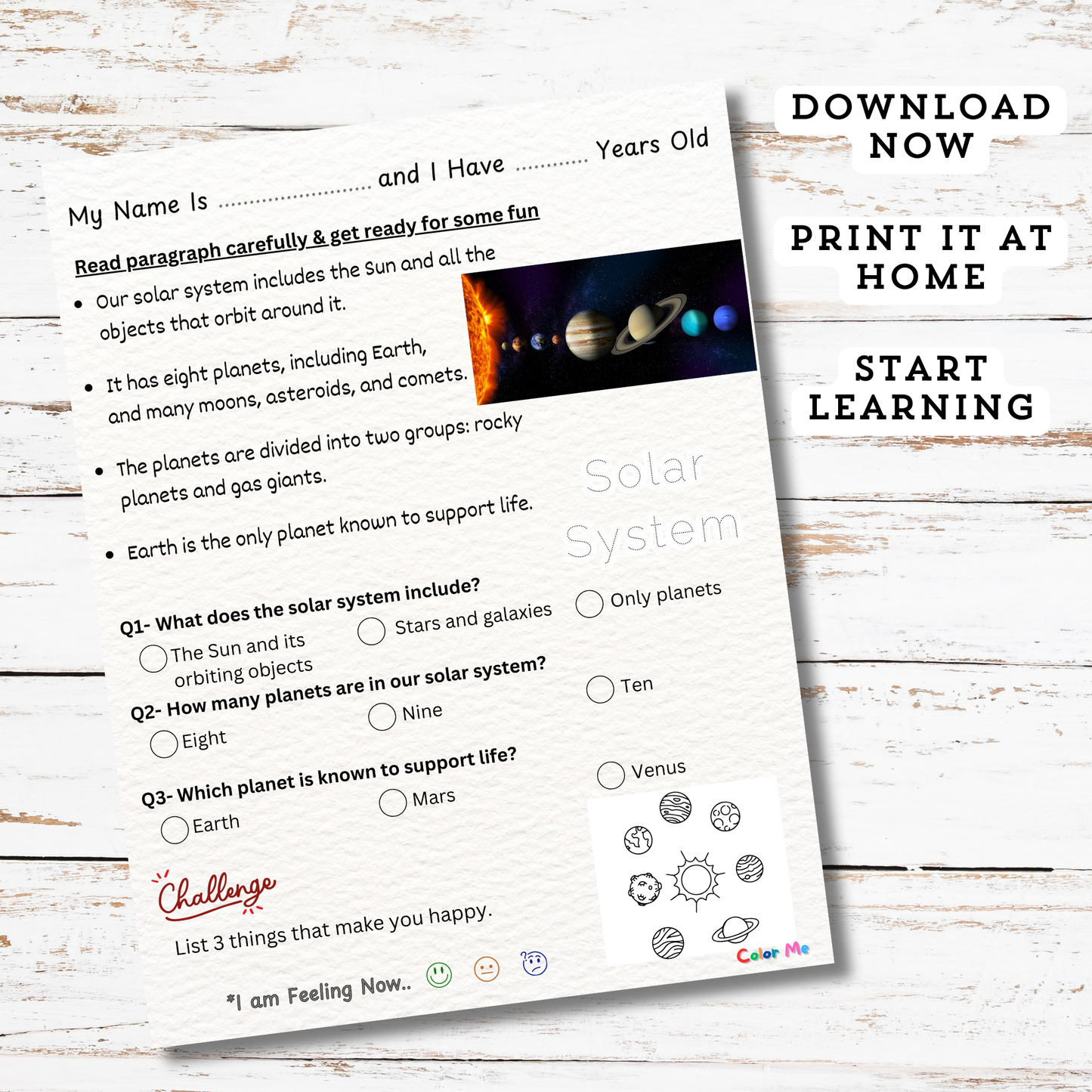 Learn About Outter Space