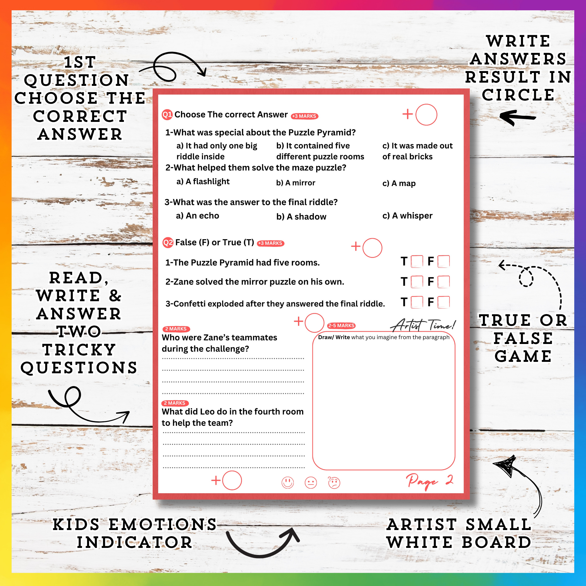 Challenges Reading Stories