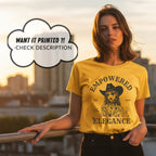 Empowered Elegance - Yee Haw Cowgirl Illustration Western Feminine Power Statement Artwork