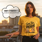 Time For Adventure Together We Explore - Bear Camping Outdoors Nature Statement Artwork