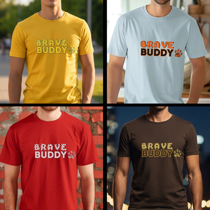 Brave Buddy - Tiger Stripe Motivational Statement Artwork