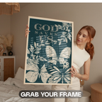 God Saves Us - Faith Butterfly & Olive Branch Wall Art