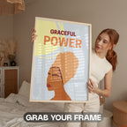 Graceful Power - African Woman Empowerment Wall Art