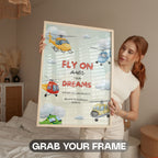 Fly On Over Your Dreams - Believe in Yourself Always Wall Art