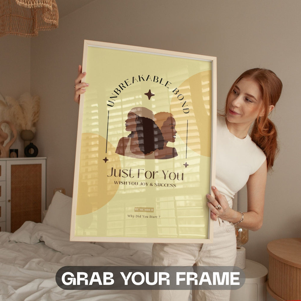 Unbreakable Bond - Sisterhood Empowerment Wall Art