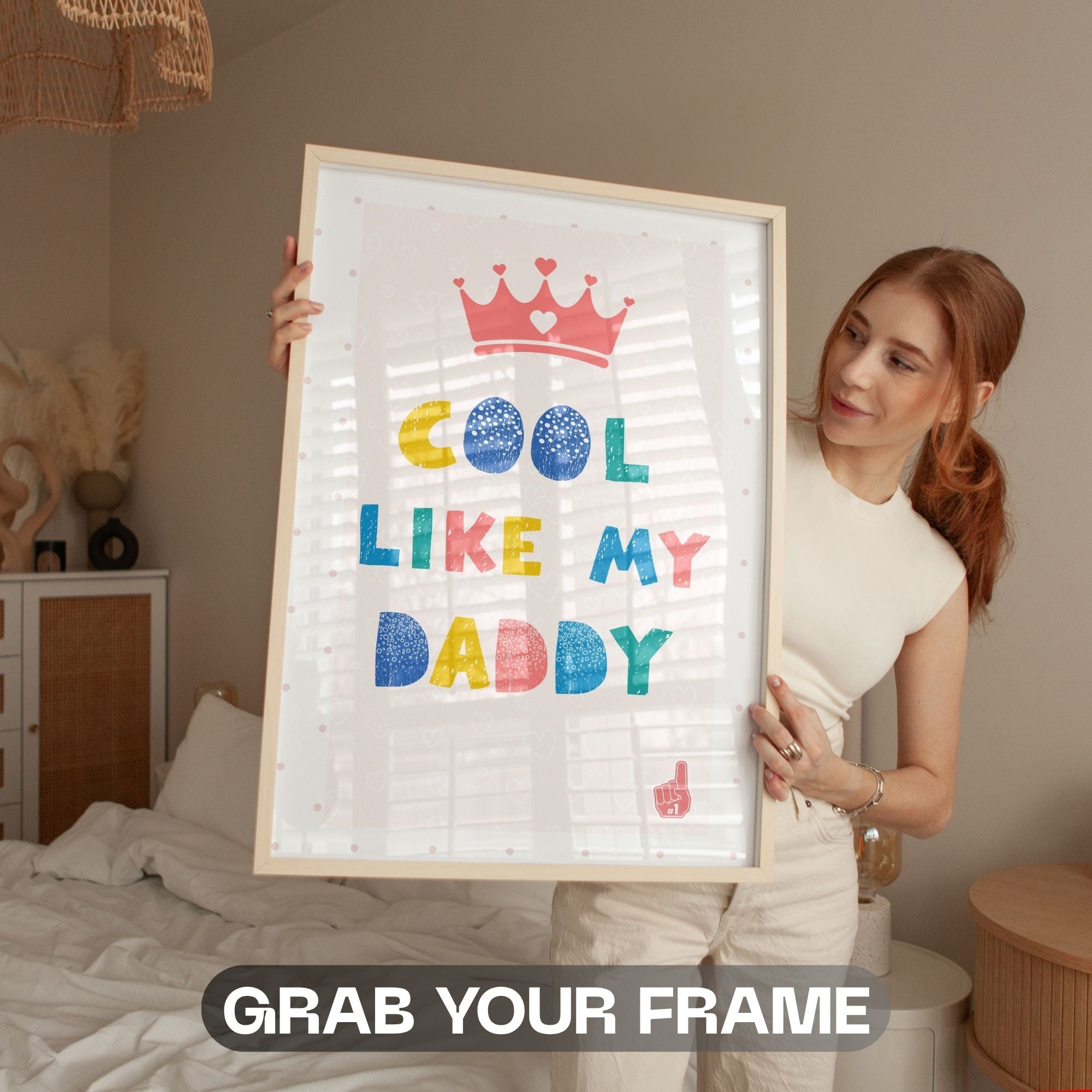 Cool Like My Daddy Wall Art