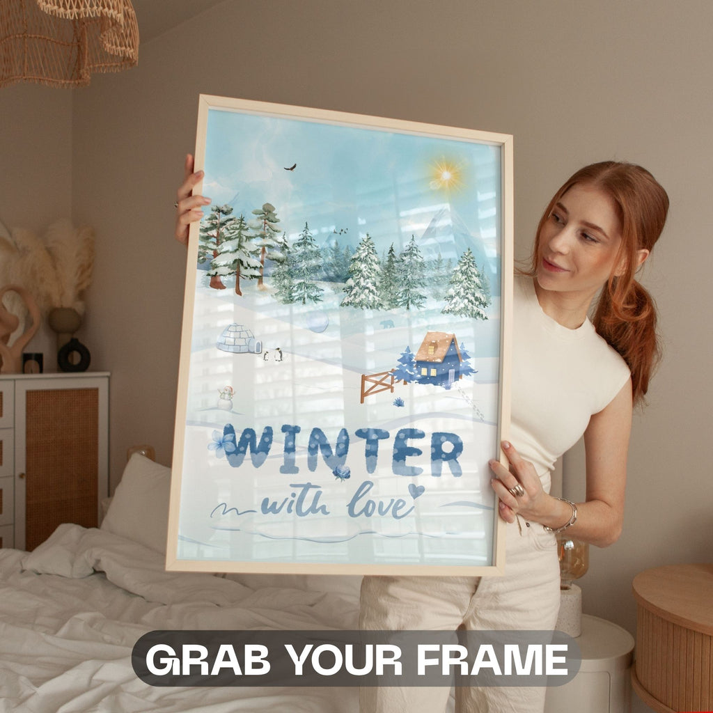 Winter With Love - Cozy Iced Time Landscape Wall Art