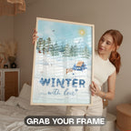 Winter With Love - Cozy Iced Time Landscape Wall Art