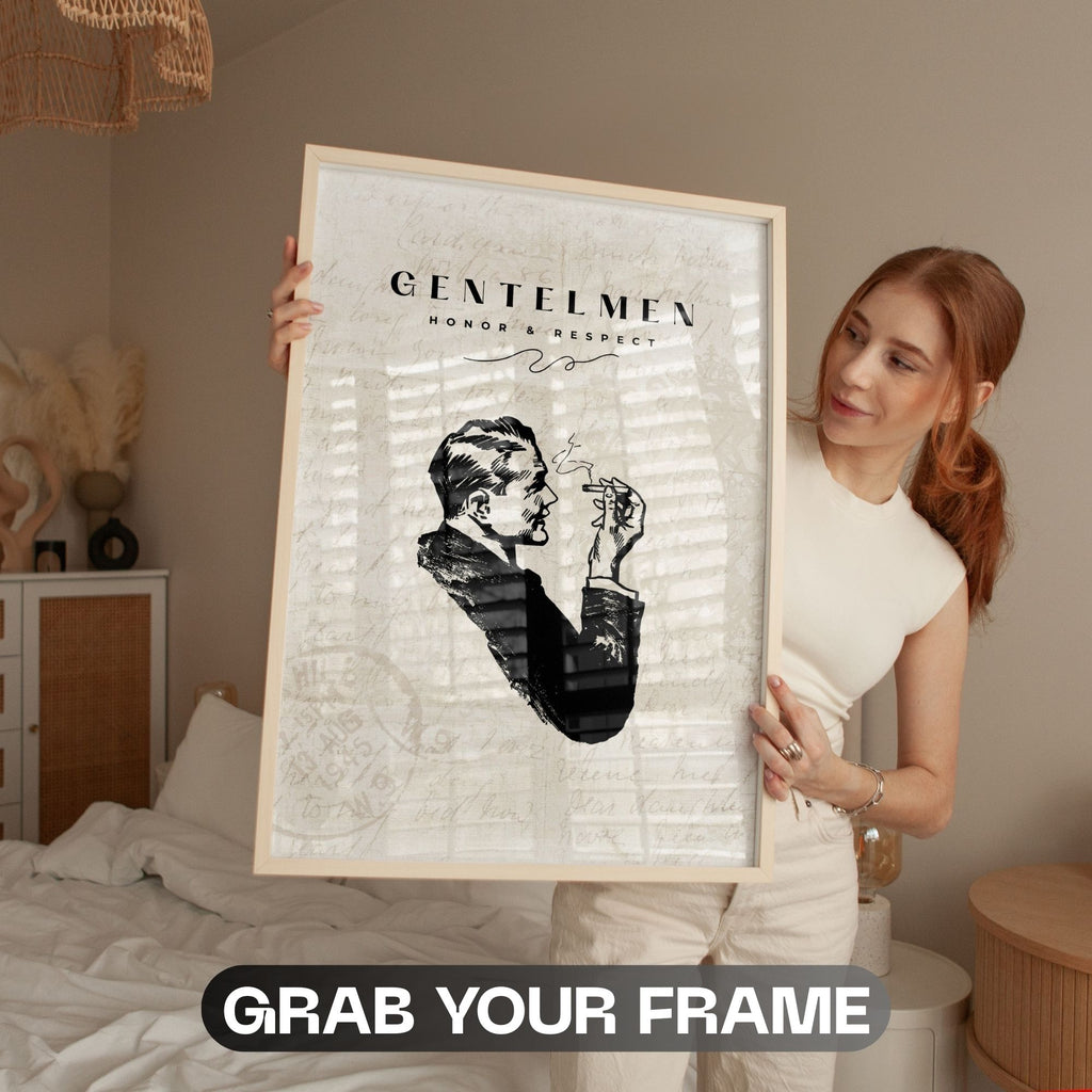 Gentlemen - Vintage Wall Art with Classic Sophistication