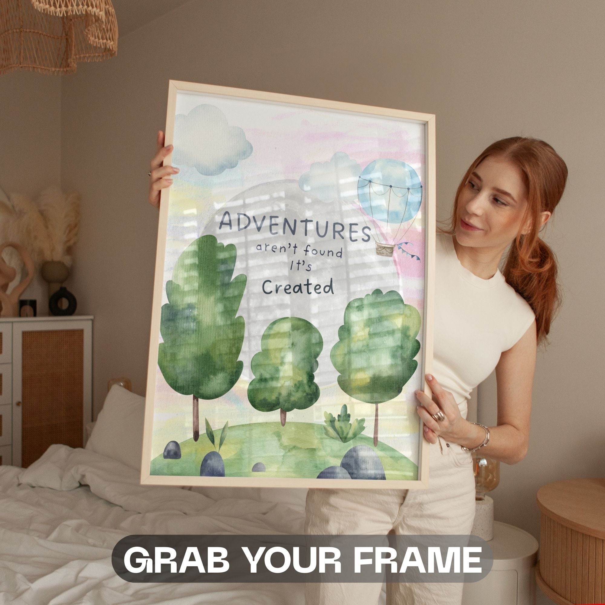 Adventures Aren't Found It's Created Wall Art