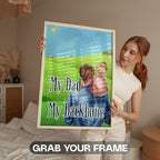 My Dad, My Backbone - Father-Daughter Bond Wall Art