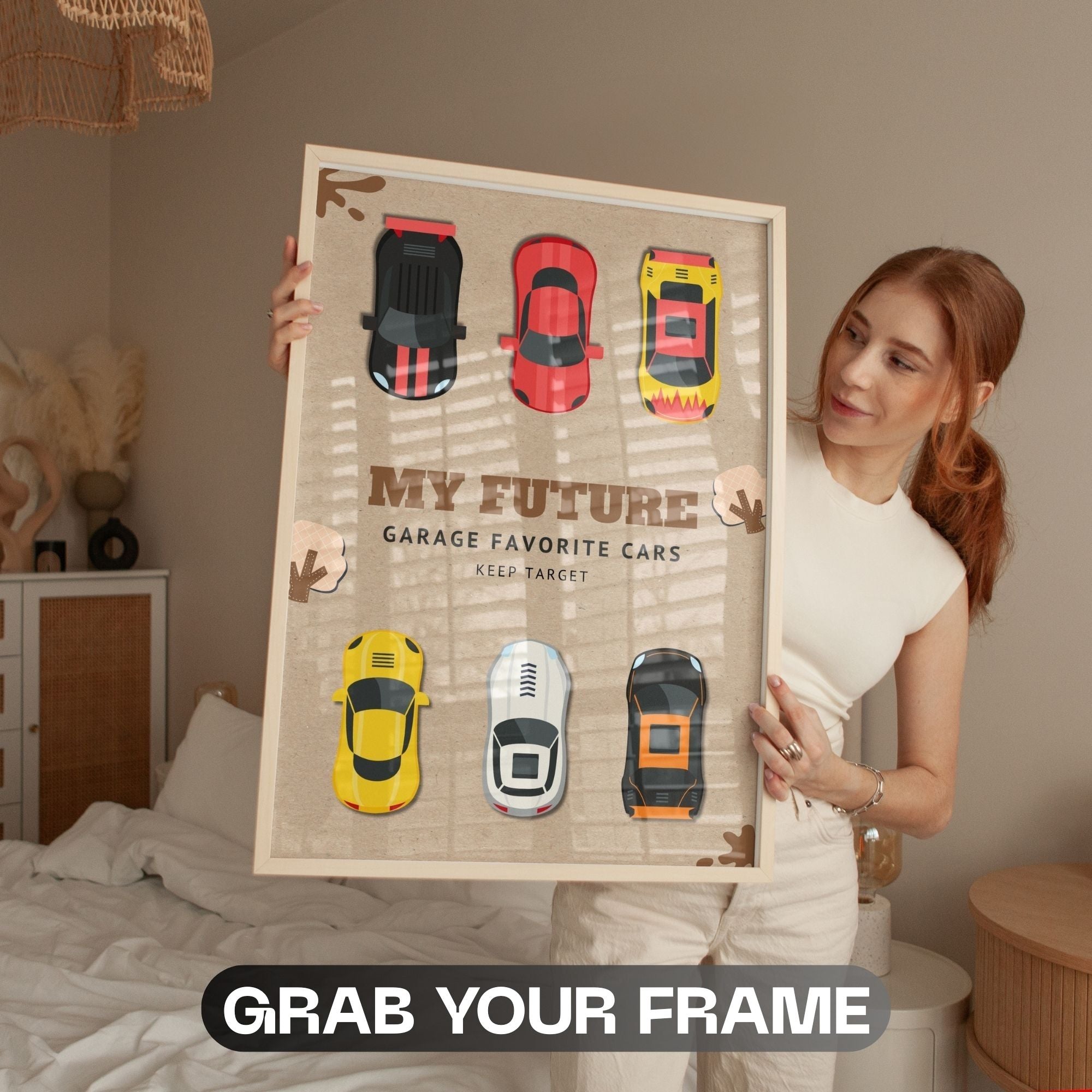 My Future Garage Favorite Cars Wall Art