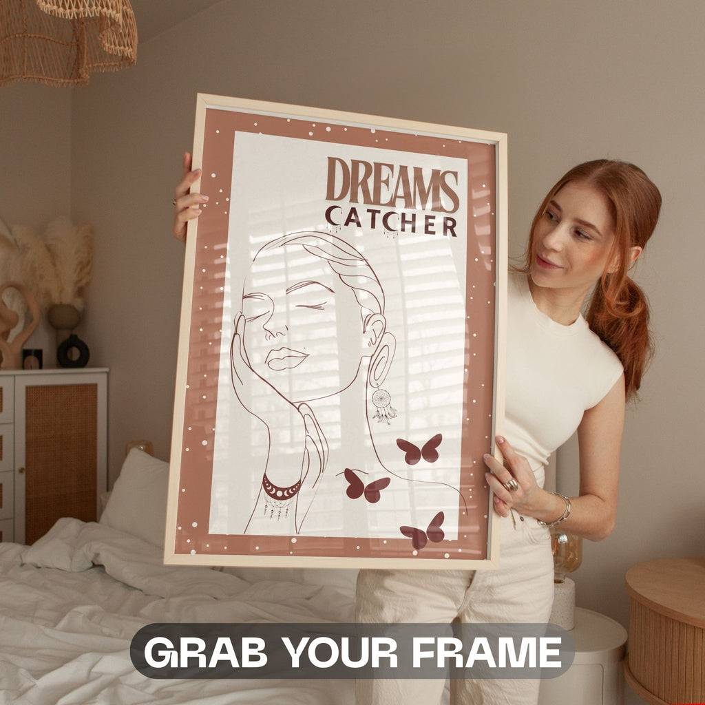 Dreams Catcher - Boho Feminine Empowerment Wall Art