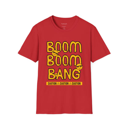 Boom Boom Bang - Funny Attitude Cool Emoji Statement Artwork Tee