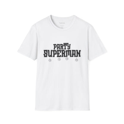 Party Superman - Disco Ball Celebration Statement Artwork Tee