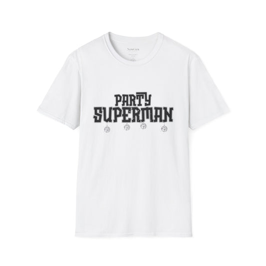 Party Superman - Disco Ball Celebration Statement Artwork Tee
