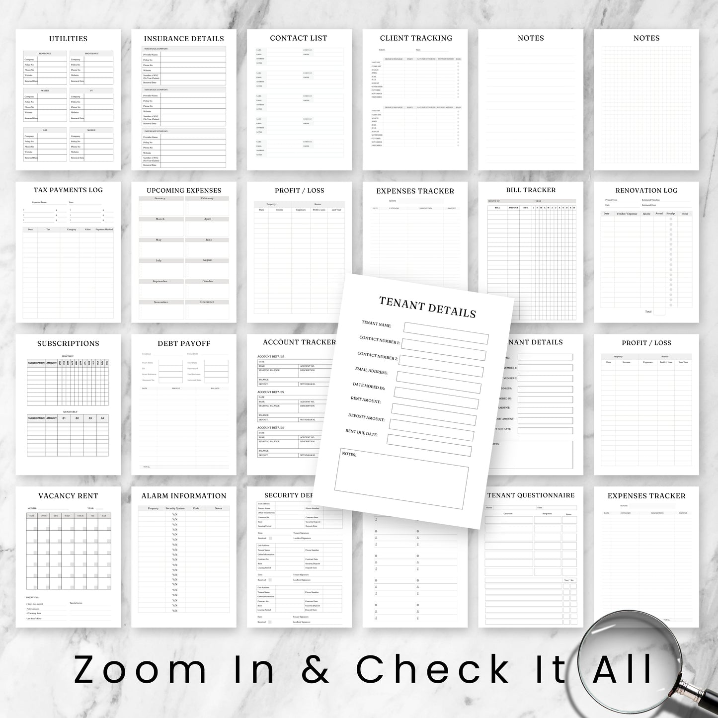 Rental Property Manager's Bundle