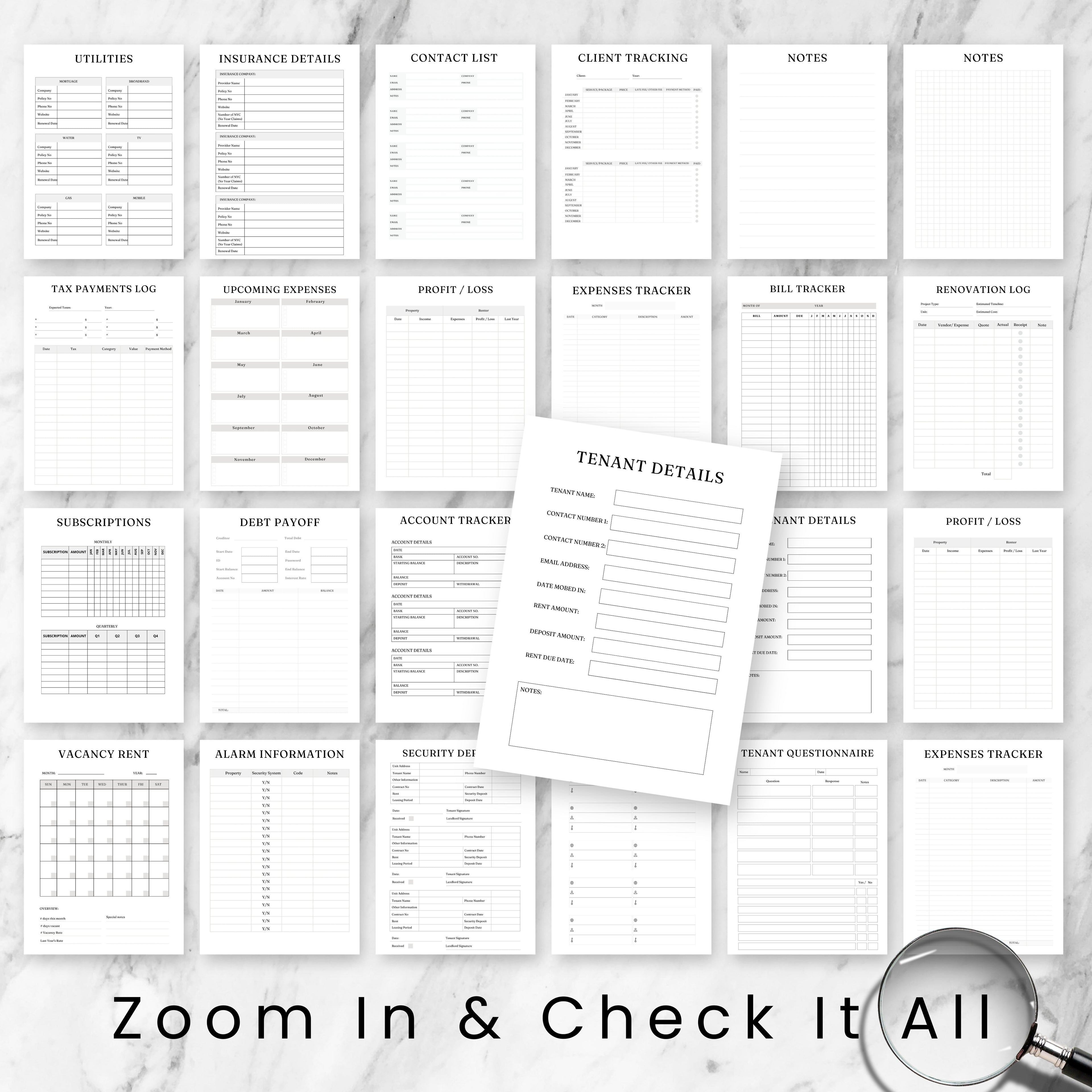 Rental Property Manager's Bundle