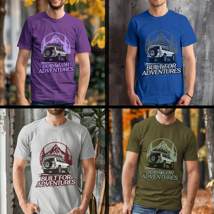 Built For Adventures - Mountain Off-Road Badge Statement Artwork