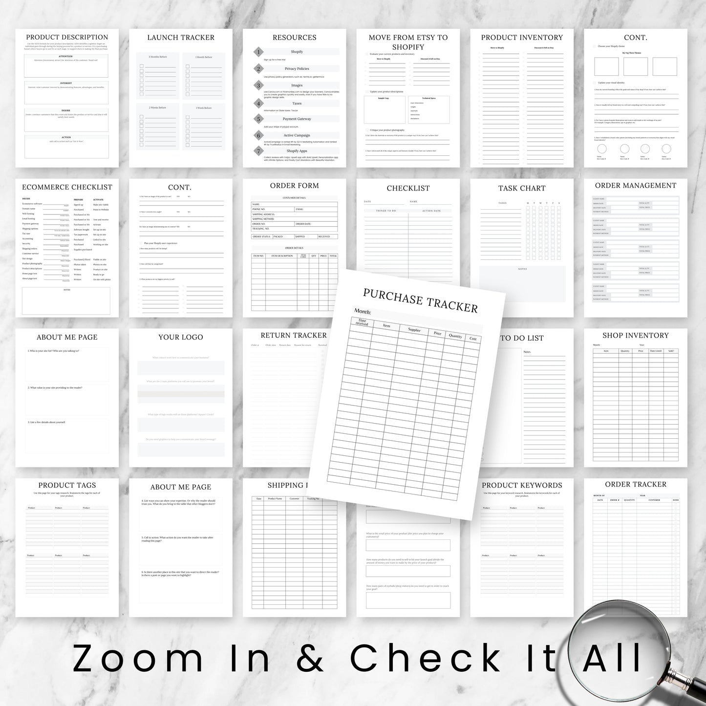 Shopify Store Planner