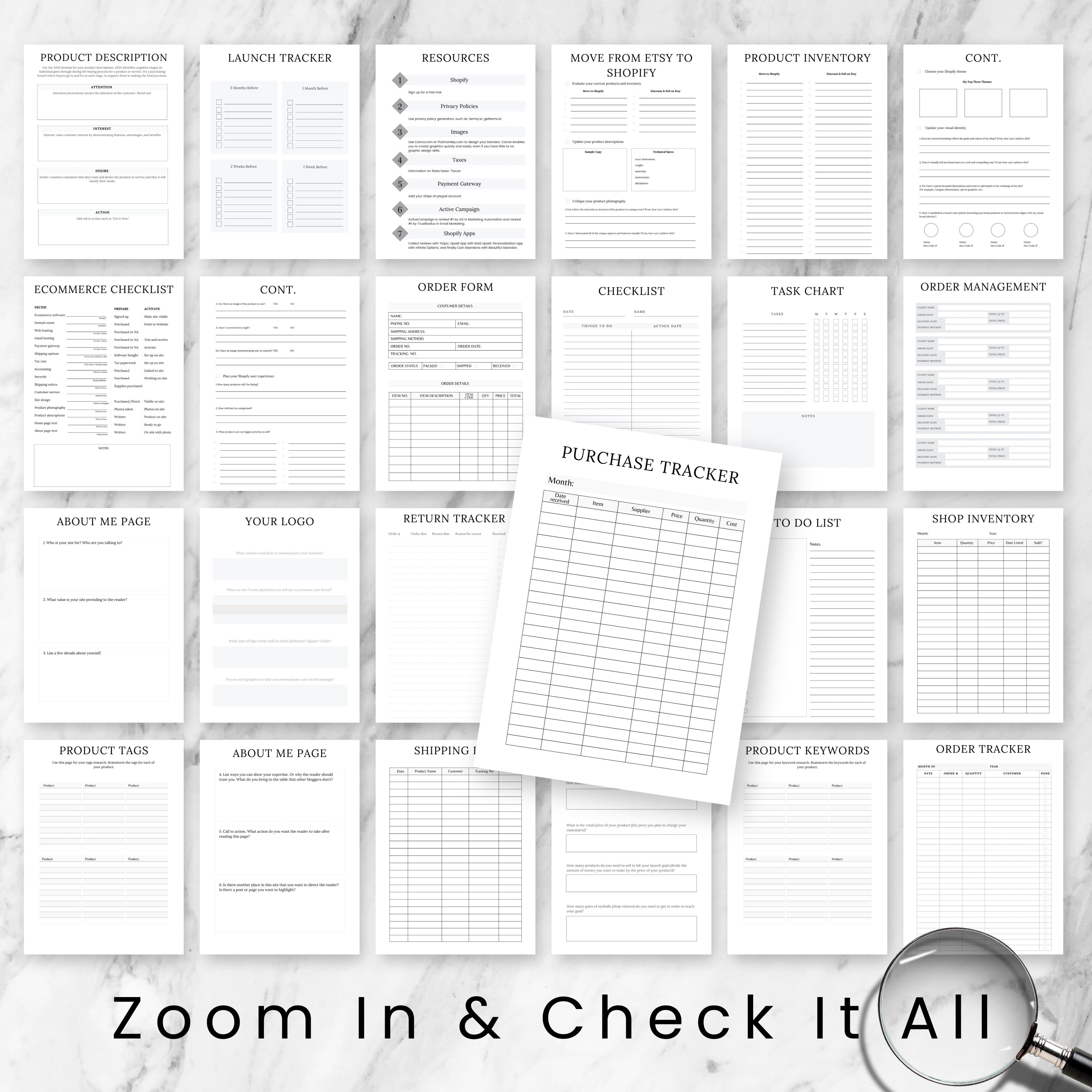 Shopify Store Planner