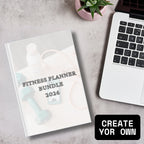 2026 Fitness Planner & Trackers Bundle