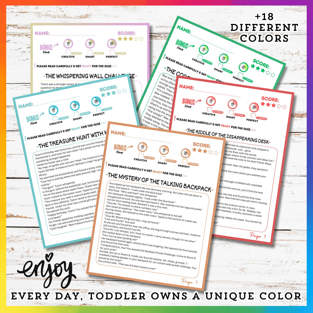 Enigmas Reading Stories