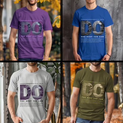 Do The Best You Can - Beyond Limits Motivational Philosophy Statement Artwork