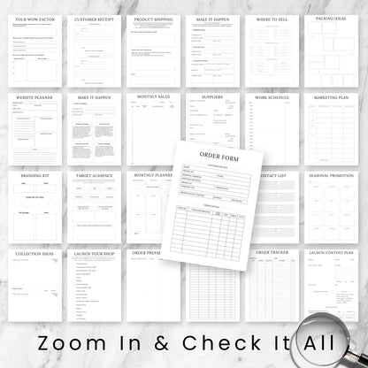 Handmade Business Planner