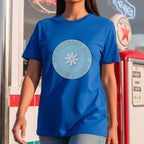 Sweetheart And Strong - Soft Daisy Flower Circle Empowered Femininity Statement Artwork