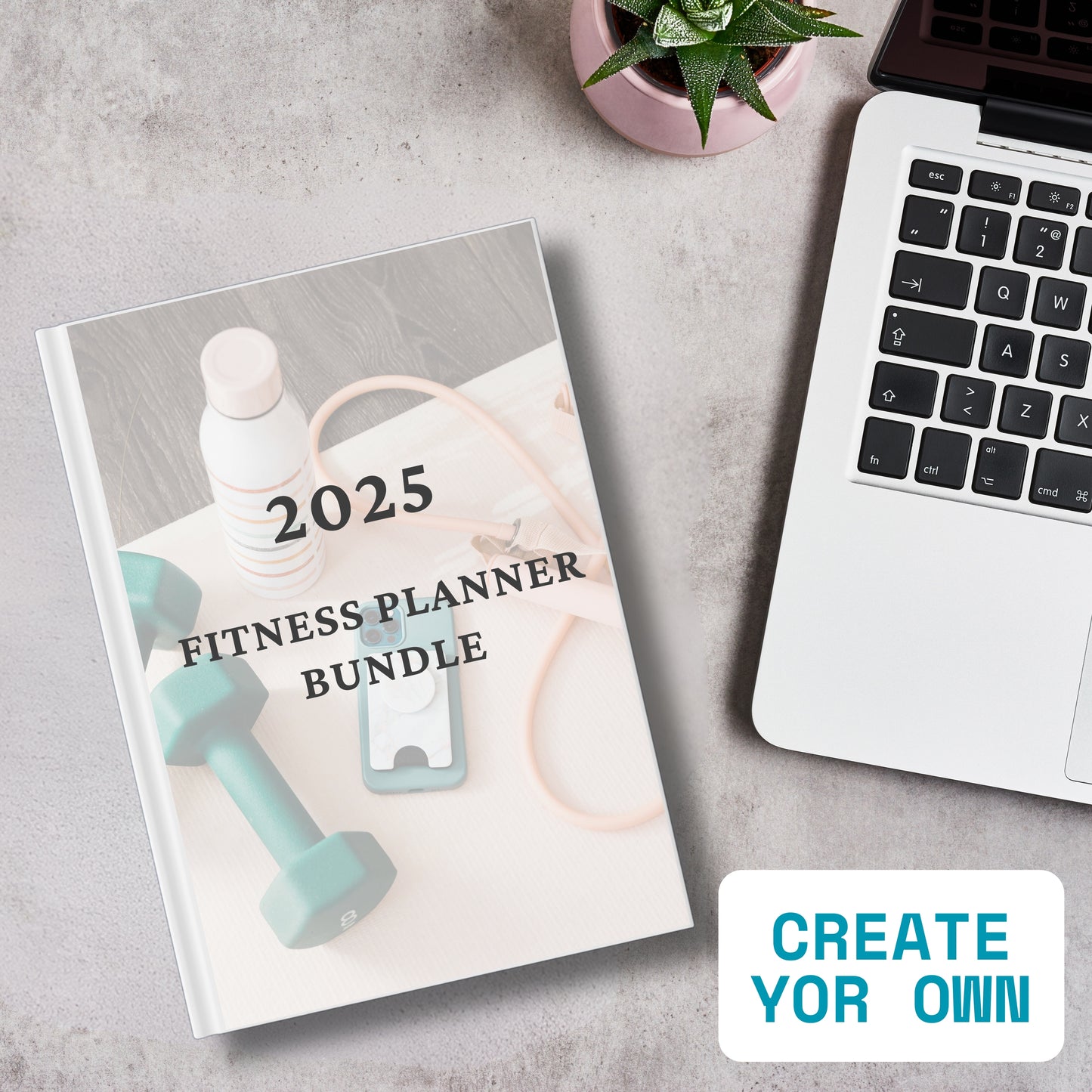 Fitness Planner & Trackers Bundle