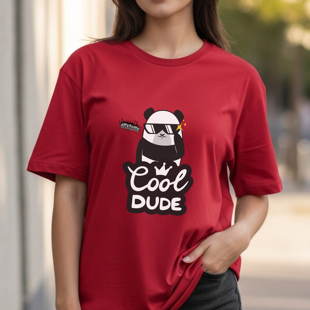 Cool Dude Awesome - Minimalist Cartoon Character Confidence Swagger Statement Artwork